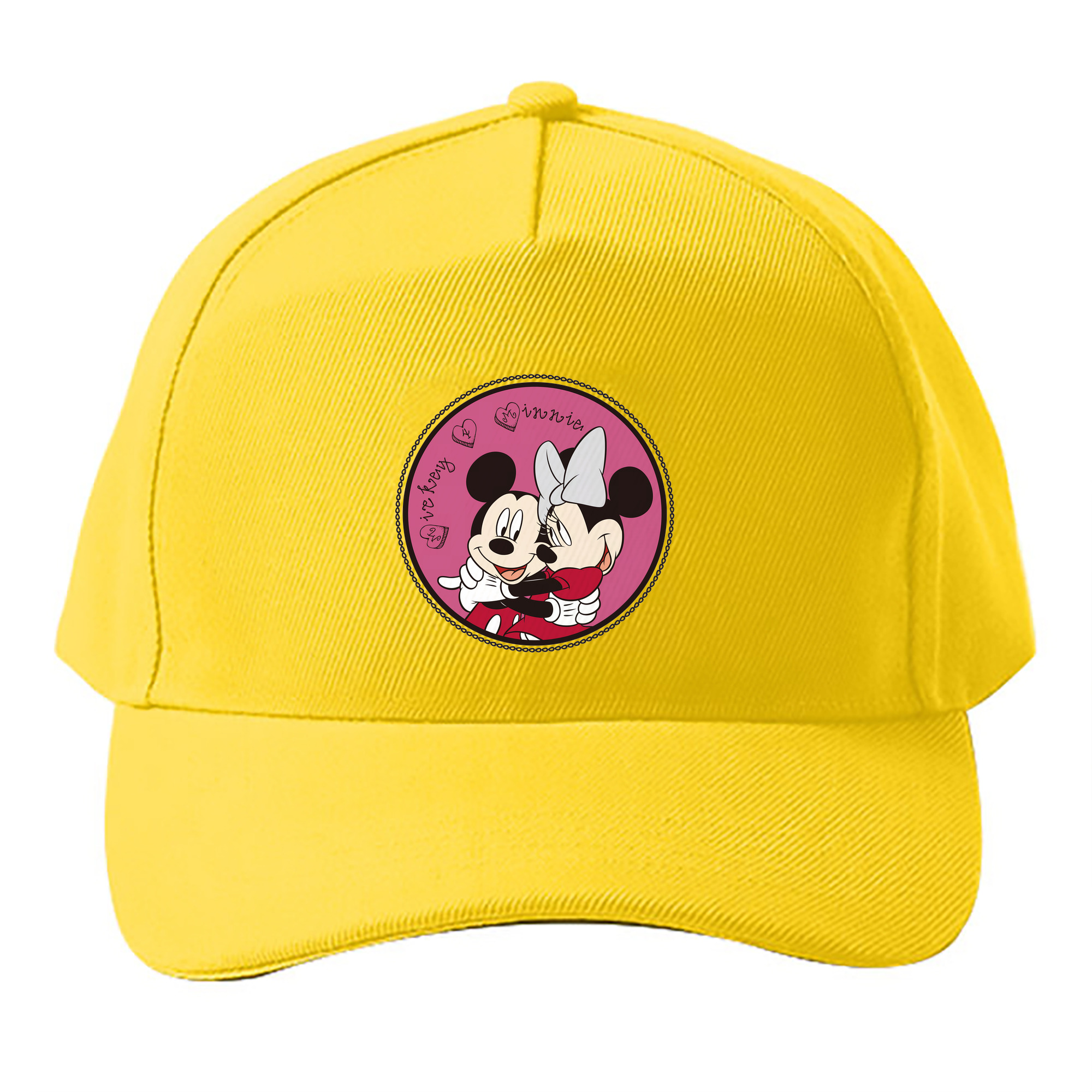 （画像用） ミッキーマウス Mickey Mouse ベースボールキャップ 綿100％ 男女兼用 帽子 スポーツ